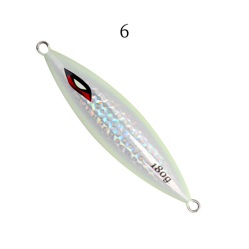 1pc 40/60/80/100/130/150/180/200/220/300/500/750/1000g luminous jig lure