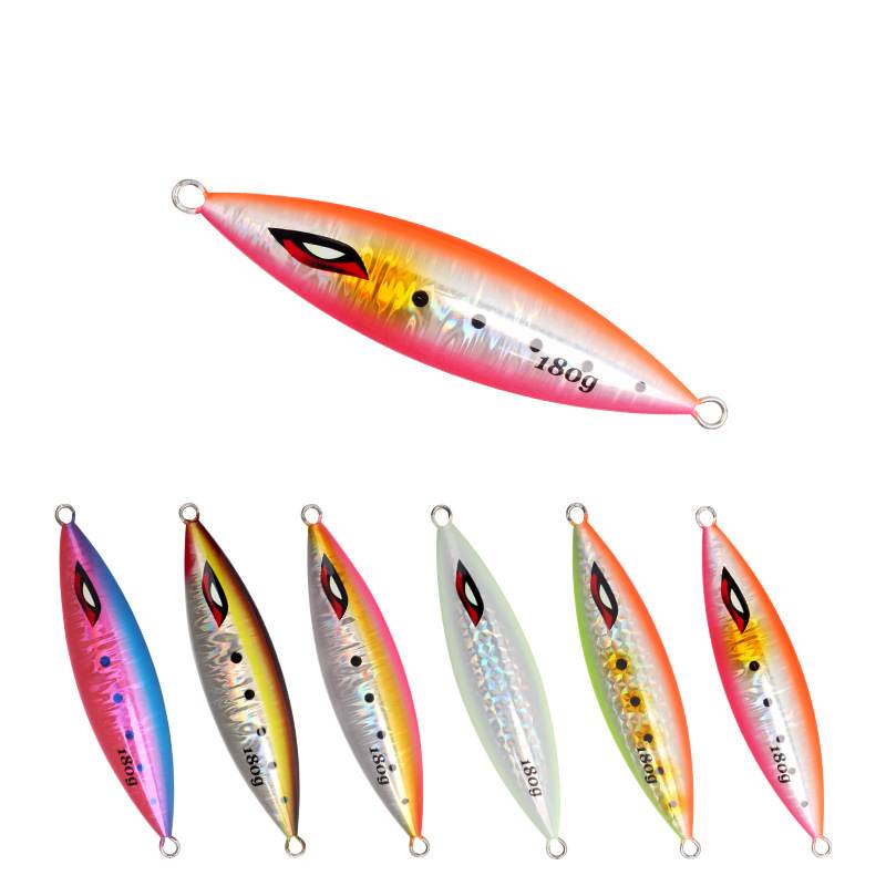 1pc 40/60/80/100/130/150/180/200/220/300/500/750/1000g luminous jig lure