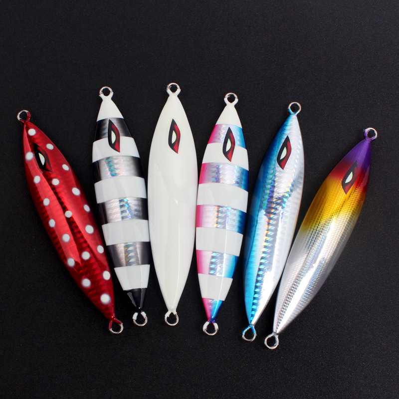 1pc 60/80/100/120/150/200/250g luminous jig lure