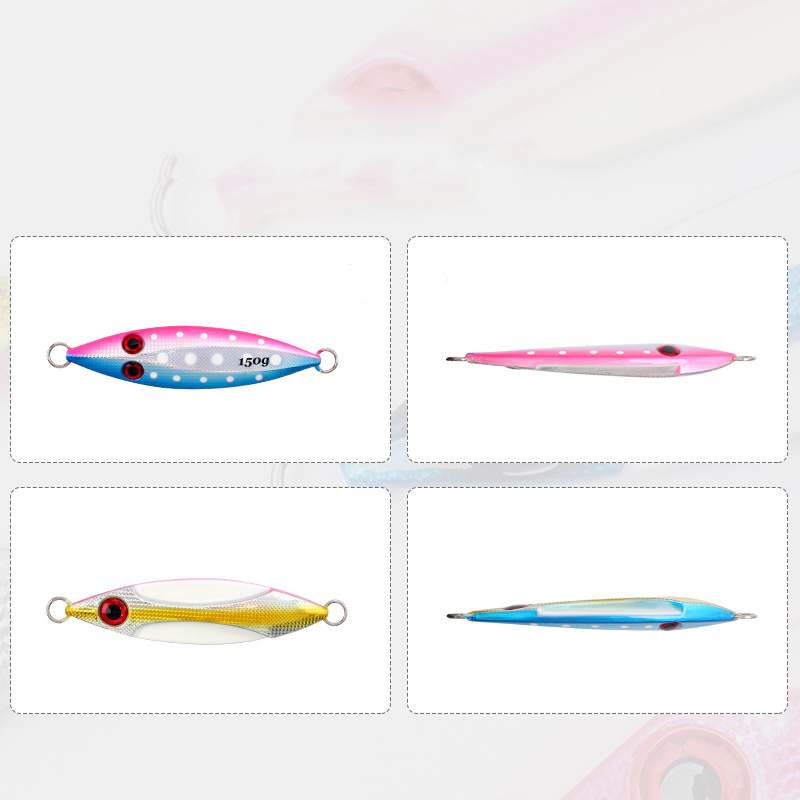 1pc 100/150/200/250g luminous jig lure