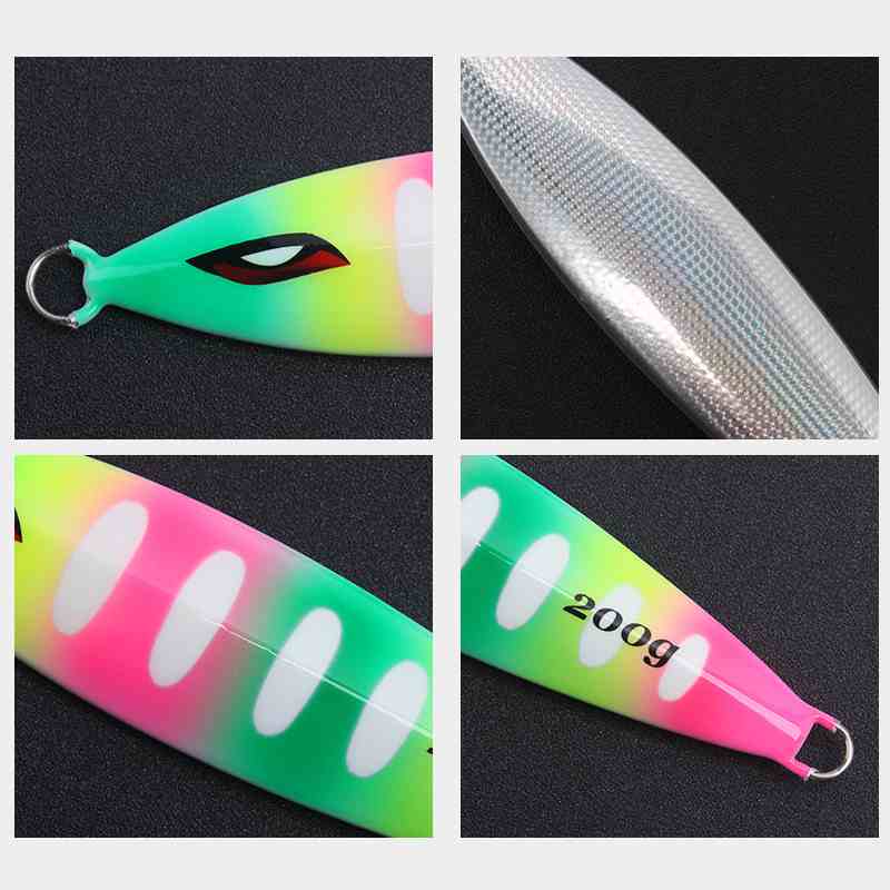 1pc 130/150/180/200/220g luminous jig lure