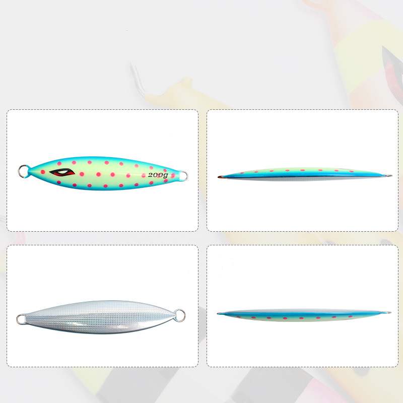 1pc 130/150/180/200/220g luminous jig lure