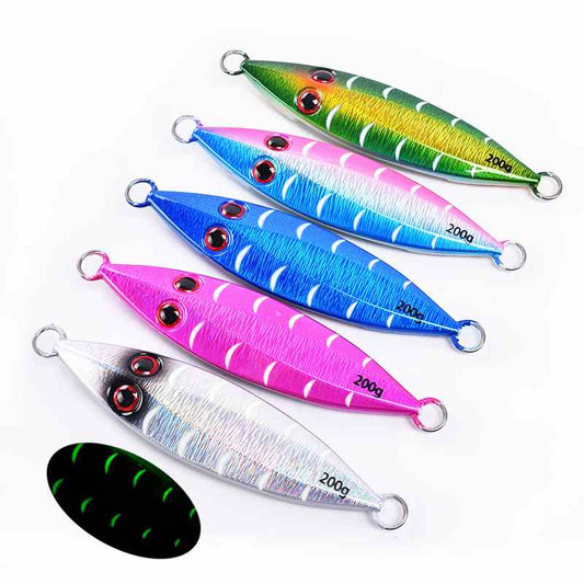 1pc 100/150/200g luminous jig lure