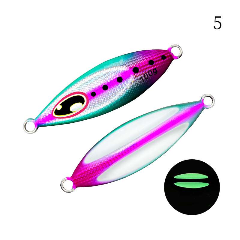 1pc 40/60/80/100/g luminous jig lure