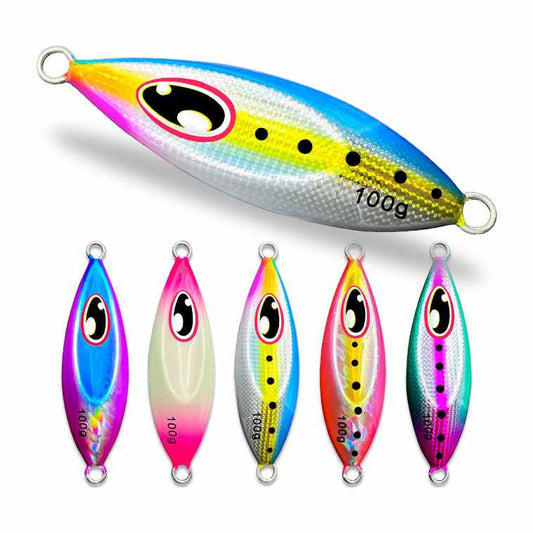 1pc 40/60/80/100/g luminous jig lure