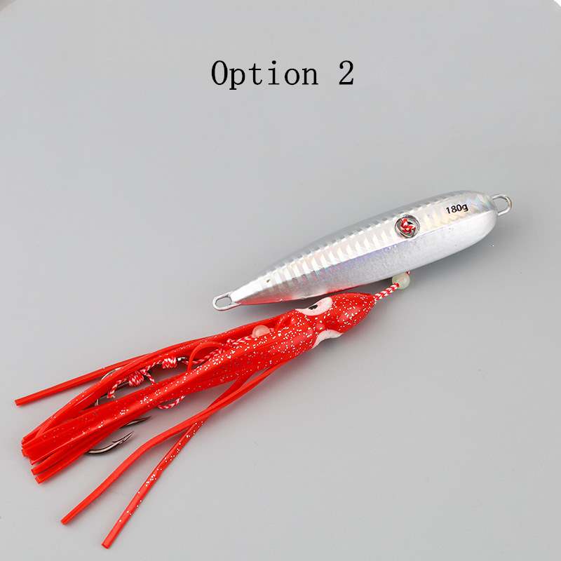 2pc 40/60/80/100/120/150/180/200g deep sea JIG metal lure