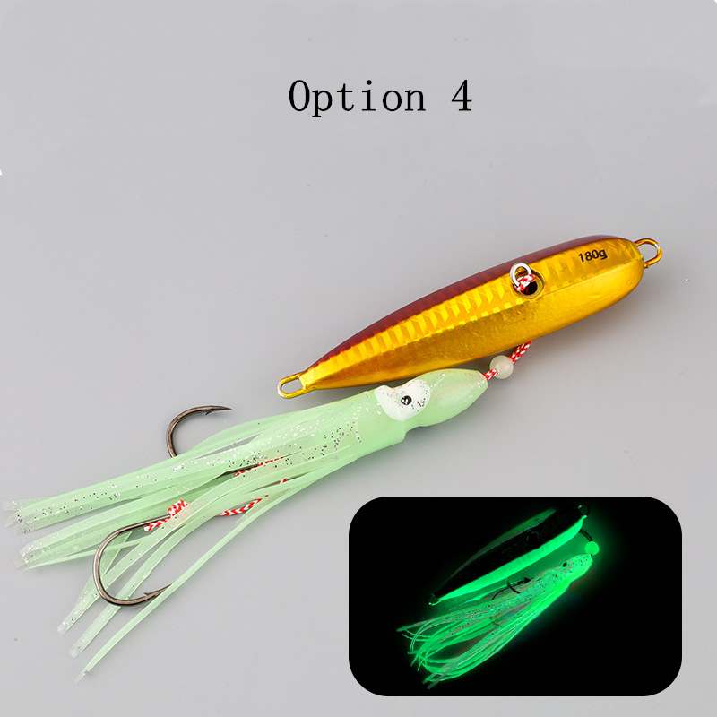 2pc 40/60/80/100/120/150/180/200g deep sea JIG metal lure