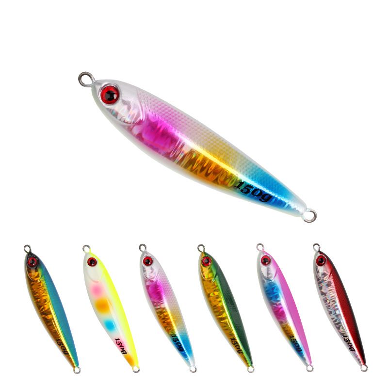 1pc 60/80/100/120/150/200/250g luminous jig lure