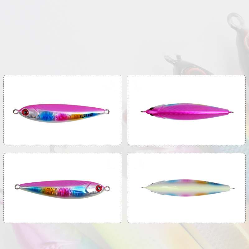 1pc 60/80/100/120/150/200/250g luminous jig lure