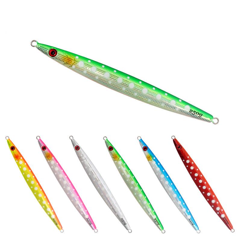 1pc 100/150/200/250/300/400g luminous jig lure