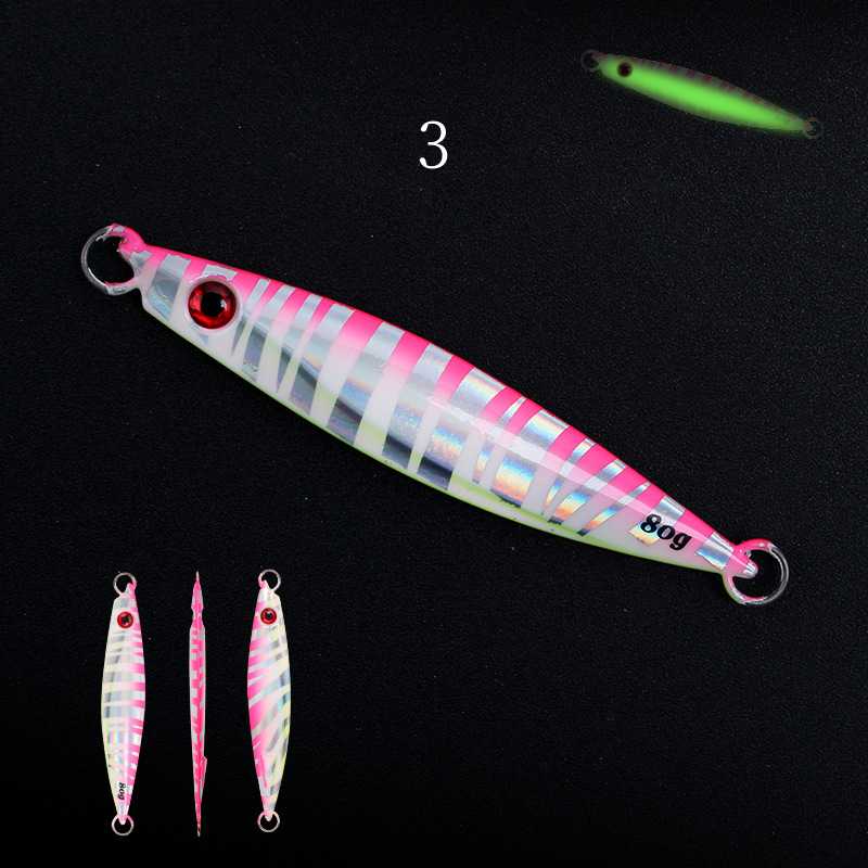 1pc 20/30/40/60/80/100g jig lure