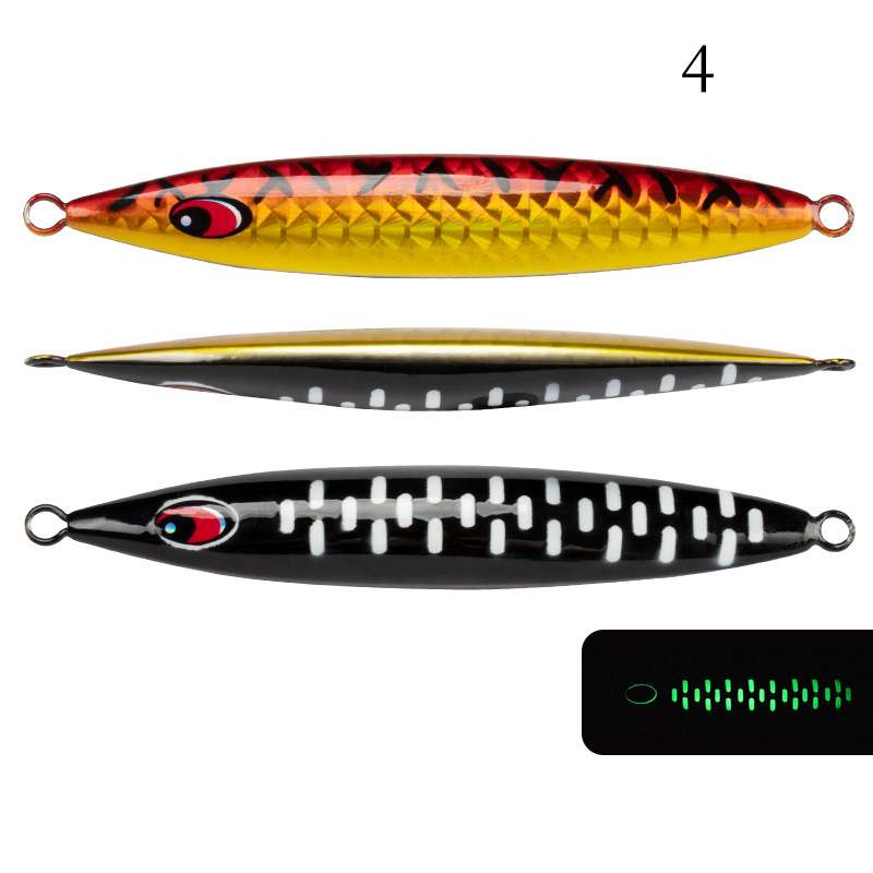 1pc 250/300/400/500/600g luminous jig lure