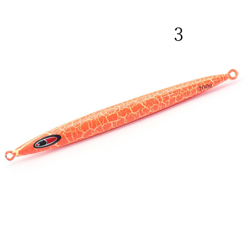 1pc 80/100/120/150/200/250/300/400/500/600/750g luminous jig lure