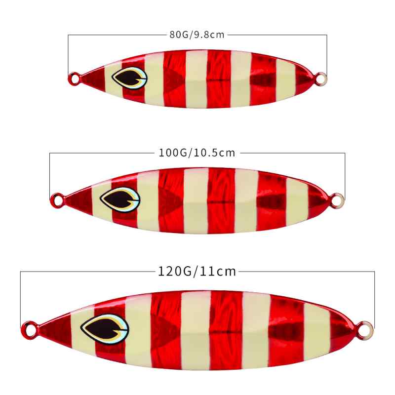 1pc 80/100/120g jig lures