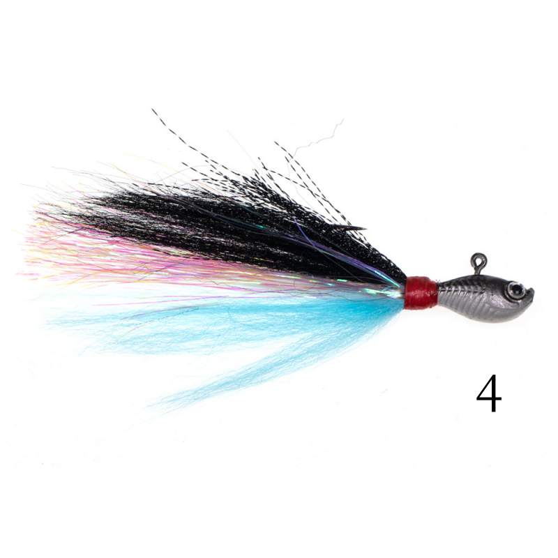 1 pc 10/14/28/42g Imitation deer hair lead hook lure