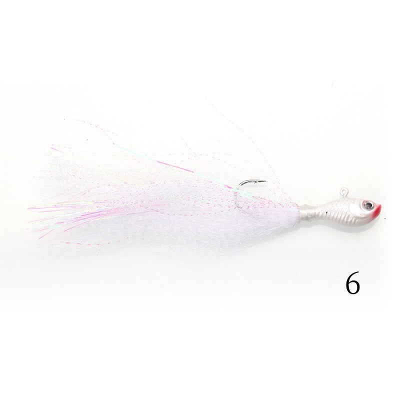 1 pc 10/14/28/42g Imitation deer hair lead hook lure