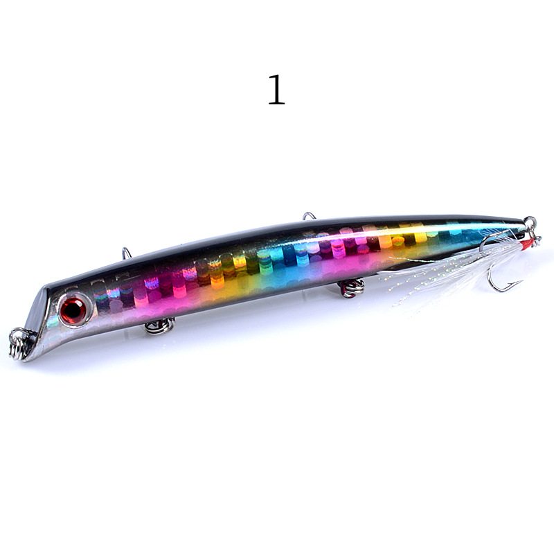 2pc 12.8cm 15.4g floating Popper lures