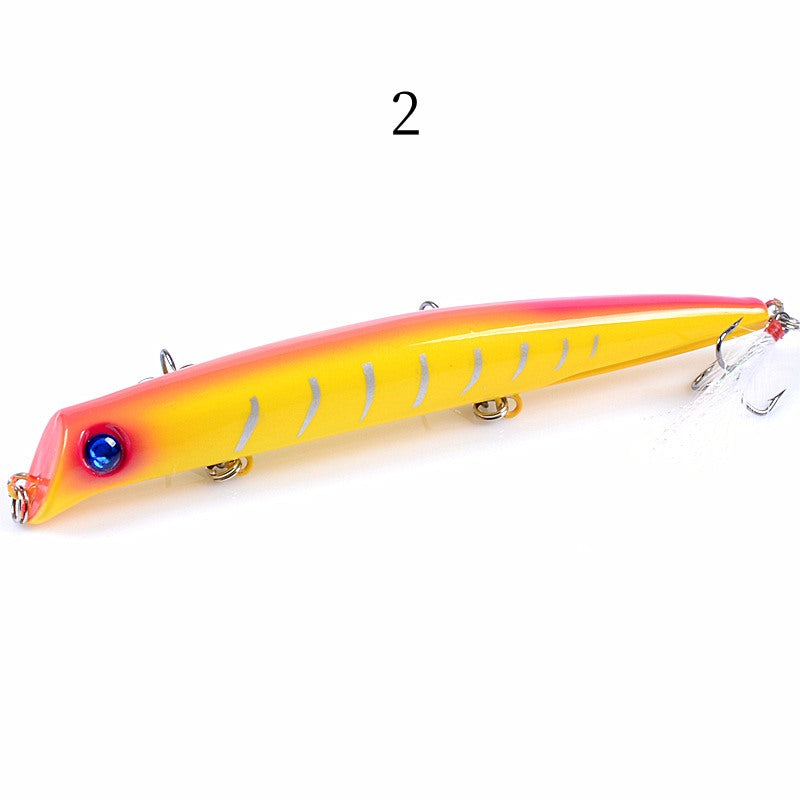 2pc 12.8cm 15.4g floating Popper lures