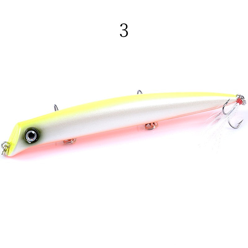 2pc 12.8cm 15.4g floating Popper lures