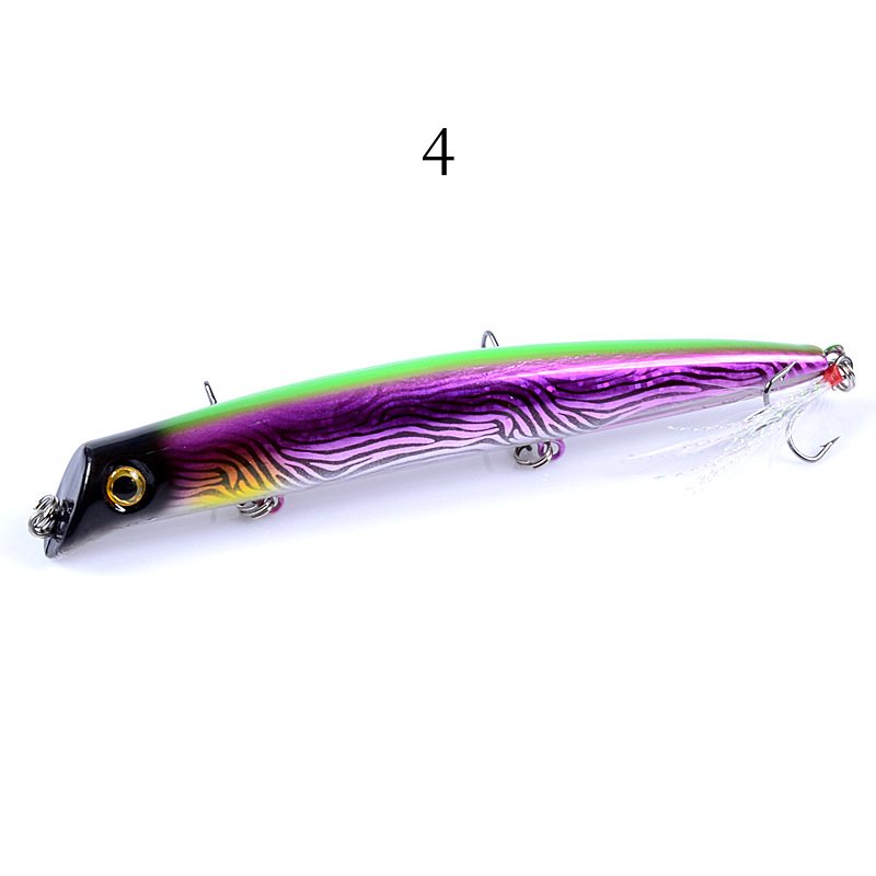 2pc 12.8cm 15.4g floating Popper lures