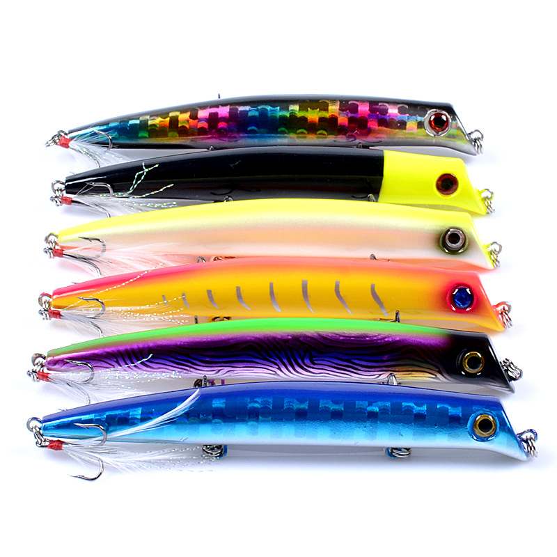 2pc 12.8cm 15.4g floating Popper lures