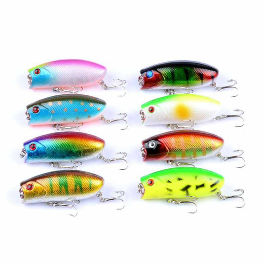 2 pcs 6CM 10.4G popper Fishing Lures