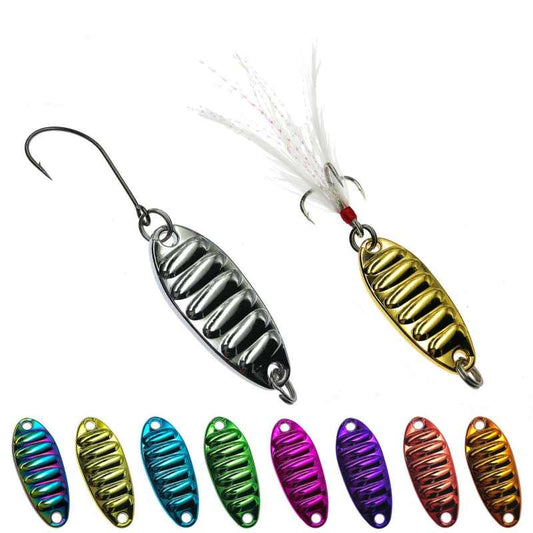 2 pcs Vibration Metal Spoon Bait