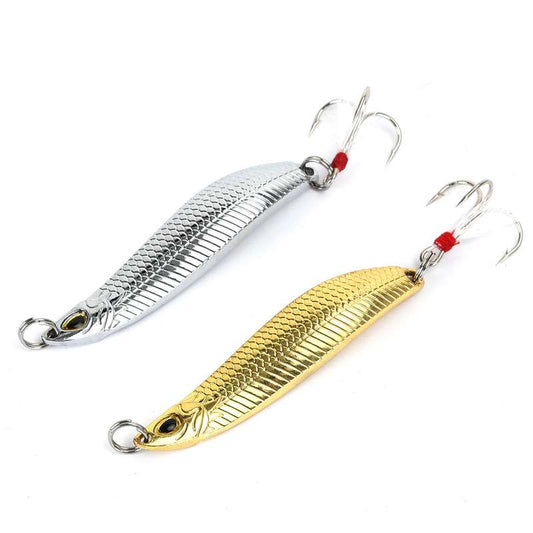 2pc 7/10/15/20g  metal spoon lure