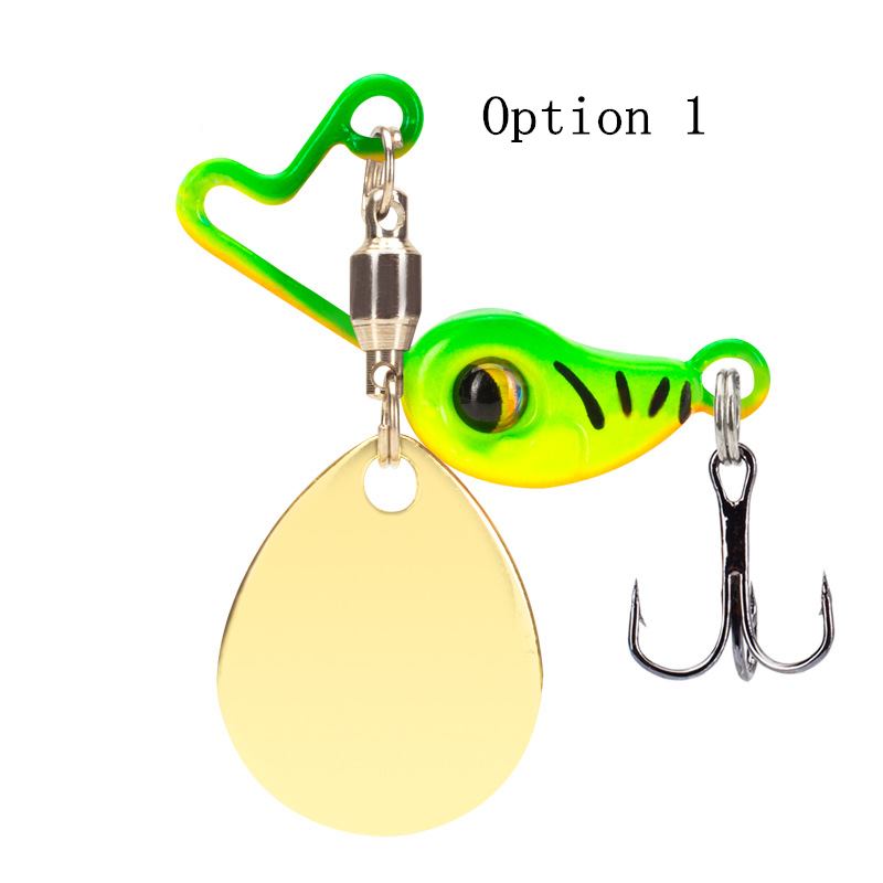 2 pcs 4g/8g Vib lure with spinner