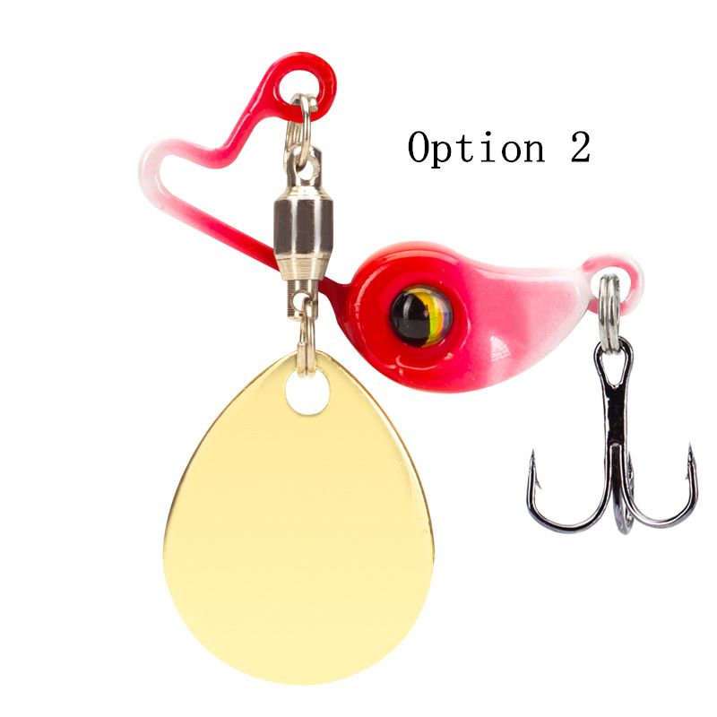 2 pcs 4g/8g Vib lure with spinner