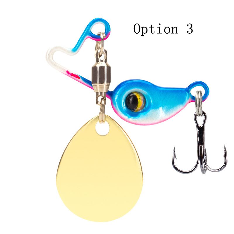 2 pcs 4g/8g Vib lure with spinner