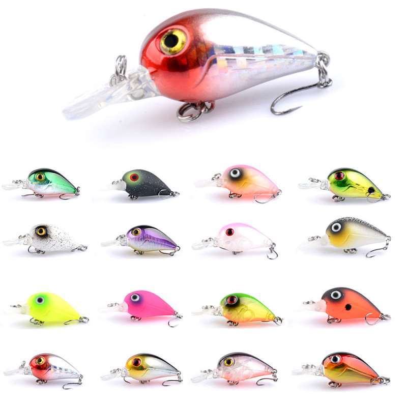 2 pcs 4.5cm 2.5g Crankbait lures