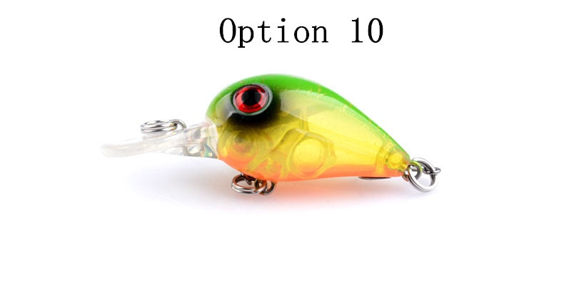 2 pcs 4.5cm 2.5g Crankbait lures