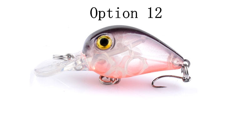 2 pcs 4.5cm 2.5g Crankbait lures