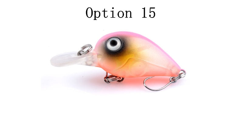 2 pcs 4.5cm 2.5g Crankbait lures