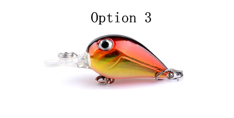 2 pcs 4.5cm 2.5g Crankbait lures