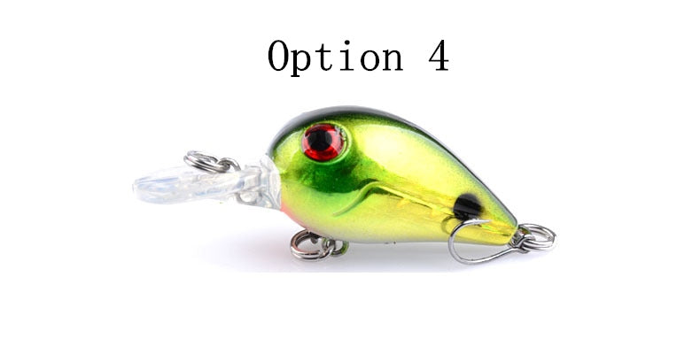 2 pcs 4.5cm 2.5g Crankbait lures