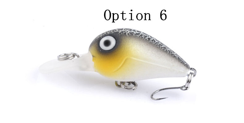 2 pcs 4.5cm 2.5g Crankbait lures