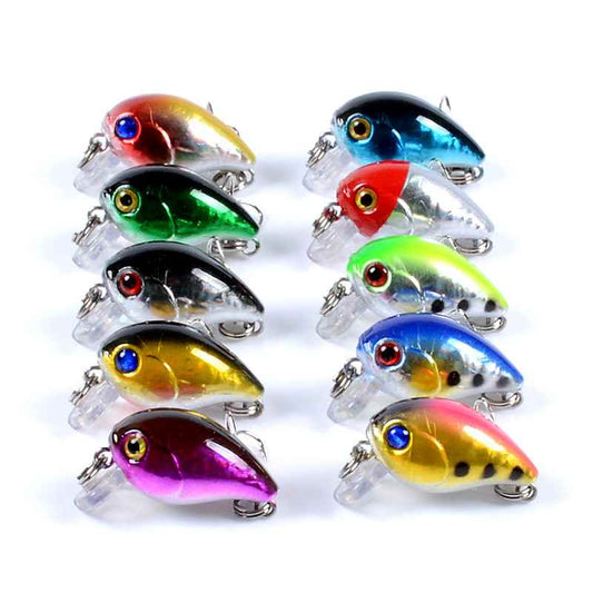 2 pcs 3cm 1.5g floating Crankbait lures