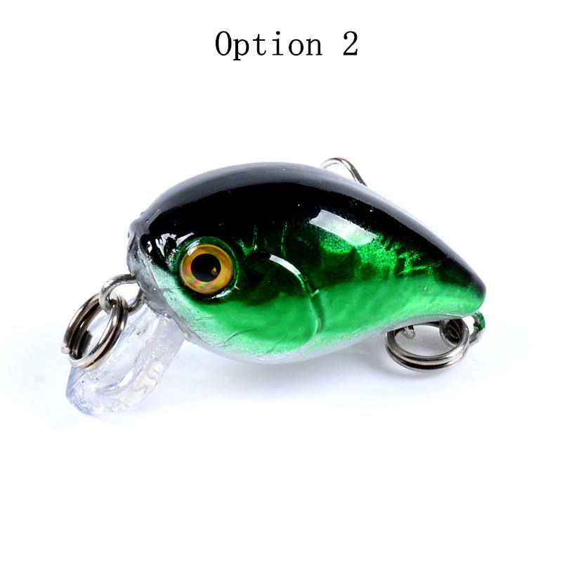 2 pcs 3cm 3.1g sinking Crankbait lures