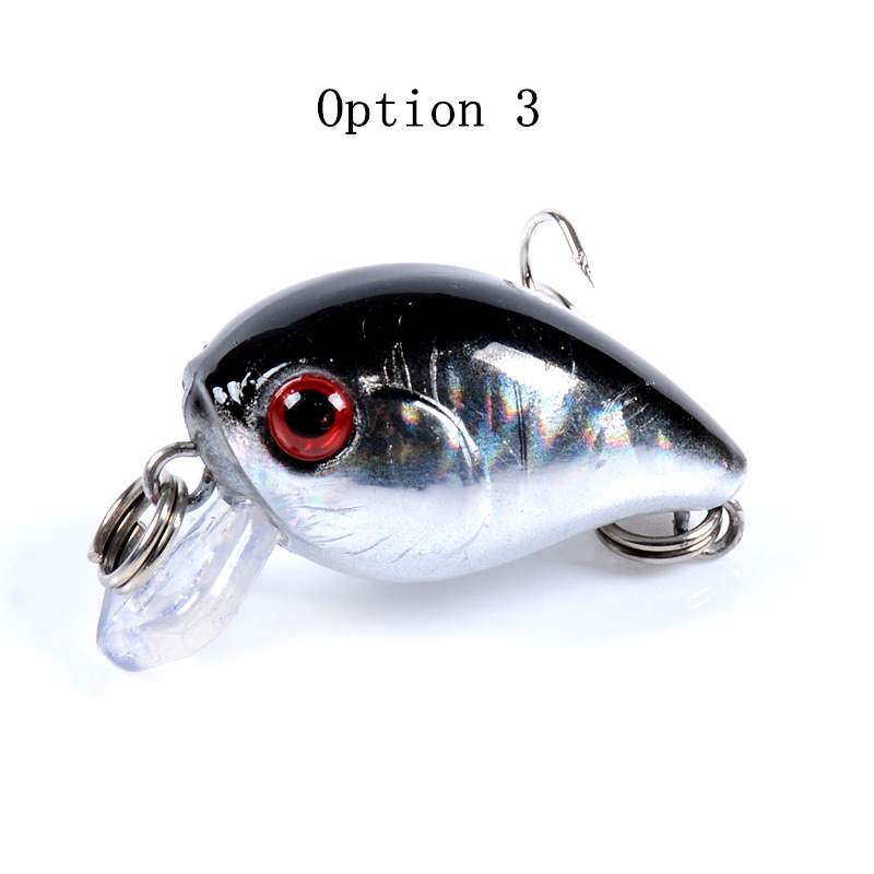 2 pcs 3cm 3.1g sinking Crankbait lures