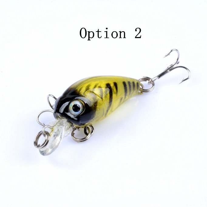 2 pcs 4.5cm 4g floating Crankbait lure