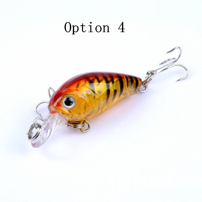 2 pcs 4.5cm 4g floating Crankbait lure