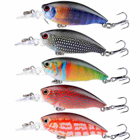 2 pcs 6.5cm 5.5g floating Crankbait lure