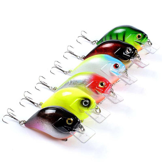 2 pcs 7.5cm 15.2g floating Crankbait lure