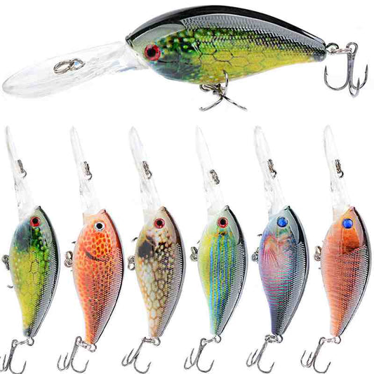 2 pcs 10cm 12.5g floating Crankbait lure