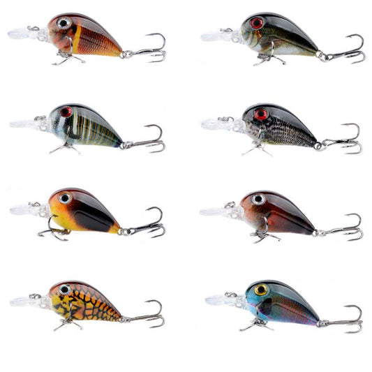 2 pcs 4.5cm 2.5g floating Crankbait lure