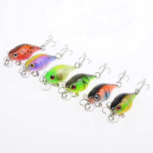 2 pcs 4.3cm 4.4g floating Crankbait lure