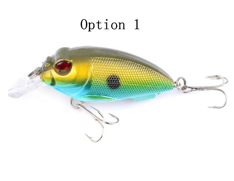 2 pcs 7cm 9.6g floating Crankbait lure