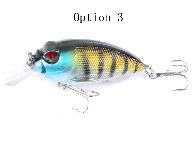 2 pcs 7cm 9.6g floating Crankbait lure